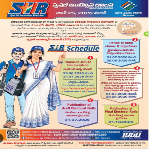 మండలంలో ఎస్ఐఆర్ ప్రక్రియపై అవగాహన లోపం..