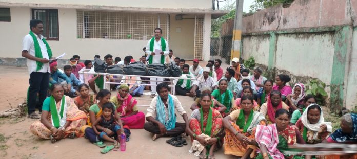 The suicide of the tribal farmer is distressing.