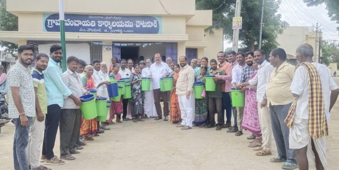 తడి చెత్తను పొడి చెత్తను వేరు చేయండి : మాజీ ఎంపీపీ సుభాష్ రెడ్డి.