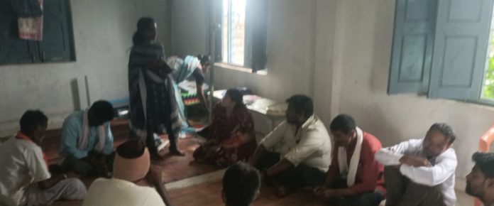 Gram Sabha meeting in Dongav