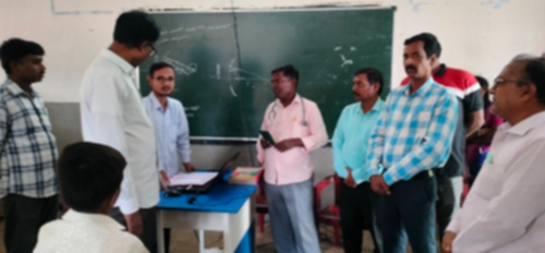 పాఠశాలను ఆకస్మికంగా తనిఖీ చేసిన అడిషనల్ కలెక్టర్ భుజంగరావు