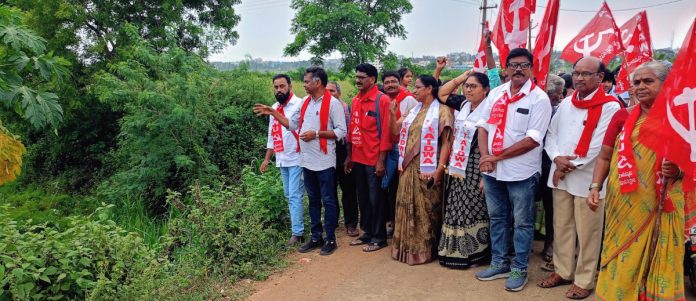 We will intensify the agitation if house sites are not provided to the poor in Kakarlapalli.