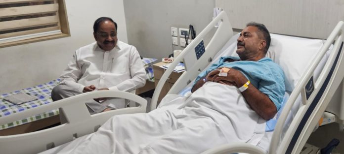 చల్లగుళ్ల నరసింహారావును పరామర్శించిన మంత్రి తుమ్మల