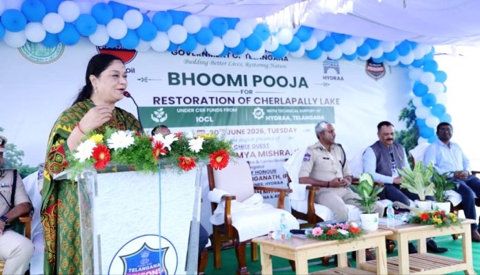 Water security through the restoration of tanks