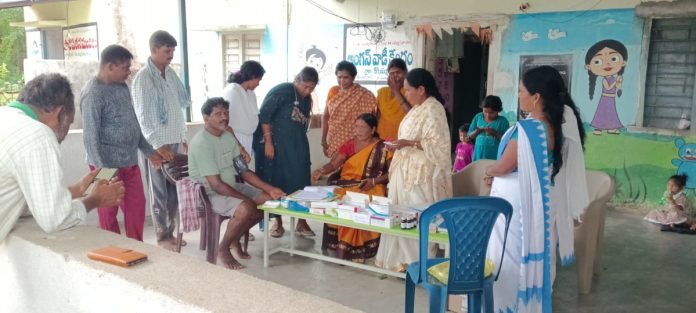 Free medical camp in Koyyuru