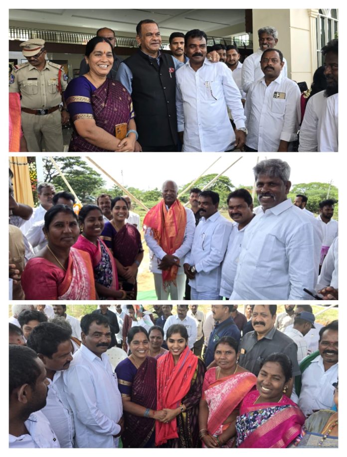 అభివృద్ధికి నిధులు కోరుతూ మంత్రిని కలిసిన మున్సిపల్ చైర్మన్ బాలమణి