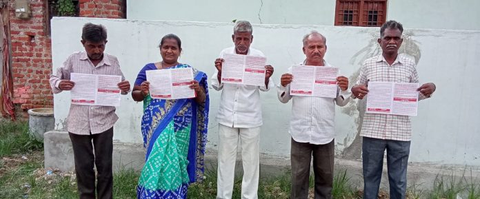 Unveiling of Farmer-Laborer Association Leaflets