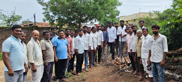 గ్రామపంచాయతీ నూతన భవన నిర్మాణ పనులు ప్రారంభం
