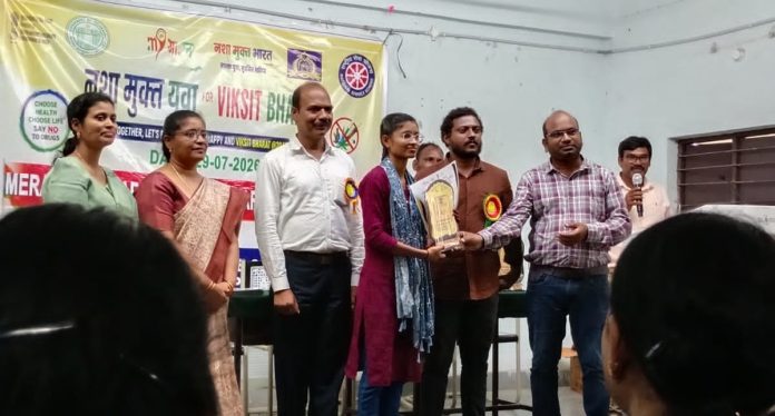 Pragya selected for state level in drug awareness competition