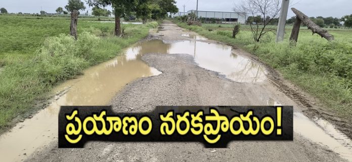 అద్వానంగా వడ్డేపల్లి – అనాజీపూర్ రోడ్డు