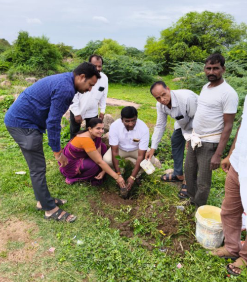 మొక్కలు నాటడం ప్రతి ఒక్కరి బాధ్యత: సర్పంచ్