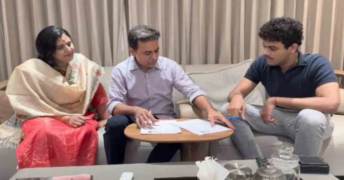 ప్రత్యేక ఓటరు సవరణ..కేటీఆర్ కుటుంబ వివరాలు నమోదు
