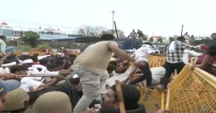 Farmers' protest in Madhya Pradesh