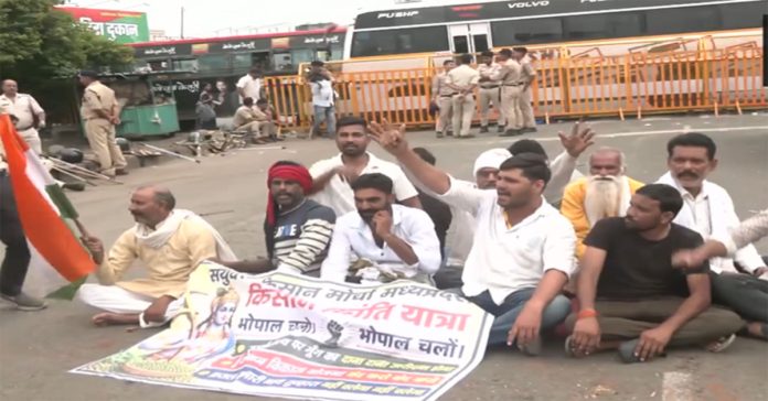 Farmers' protests in Madhya Pradesh enter second day.