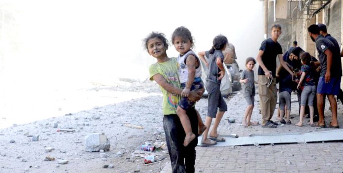 Palestinian children are the target.