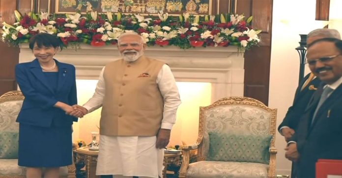 పీఎం మోడీతో ప్రధాని సనాయ్ తకైచి భేటీ