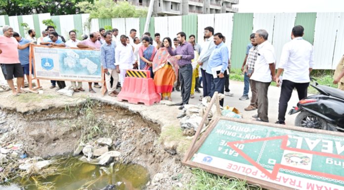 సీవరేజ్పై జాయింట్ ఇన్స్పెక్షన్