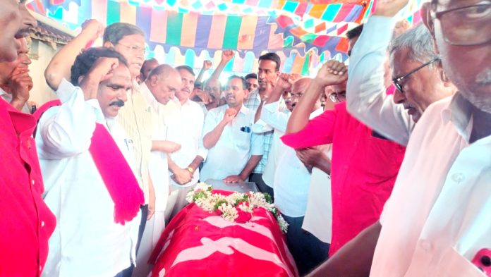 సీపీఐ(ఎం) సీనియర్ నేత పుచ్చకాయల చంద్రారెడ్డి మృతి