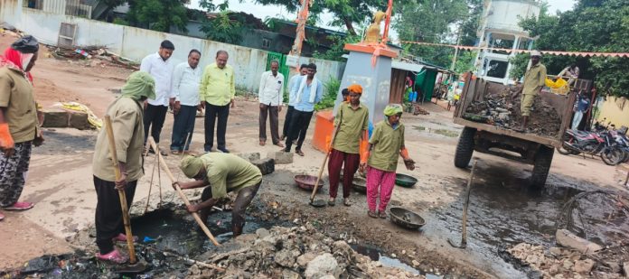 The goal is to transform the mandal headquarters into a beautiful landscape.