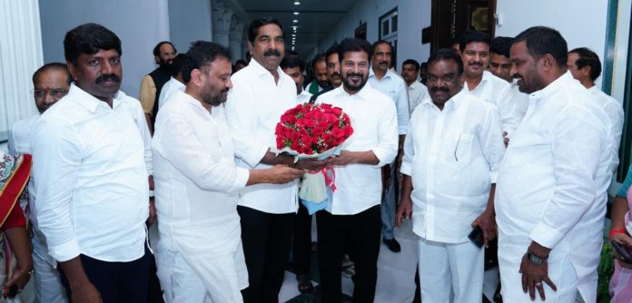 MLA Thota meets CM Revanth Reddy.