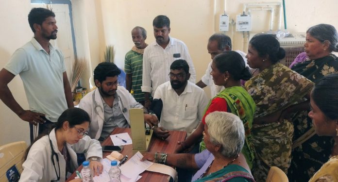 మల్లారెడ్డిపల్లిలో ఉచిత వైద్య శిబిరం