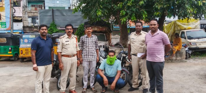 Bike thief arrested