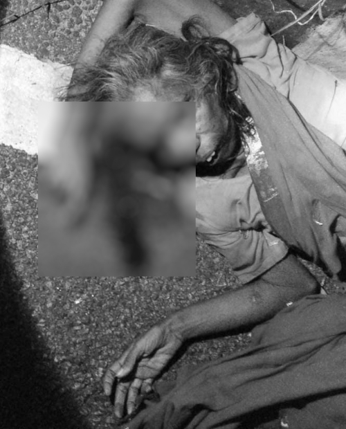 రోడ్డు ప్రమాదంలో వృద్ధురాలు మృతి