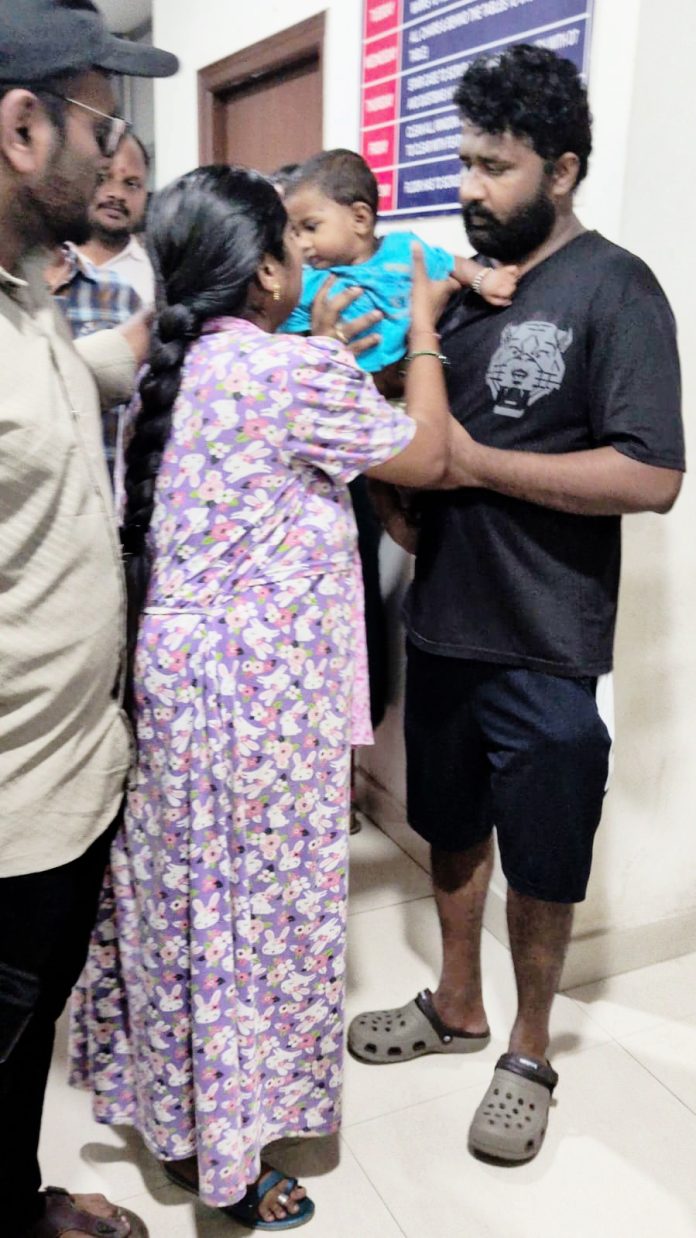 మూడు గంటల్లో
చిన్నారి కిడ్నాప్ కేసు ఛేదన