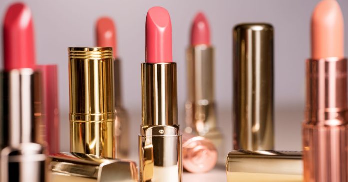 When using lipstick...