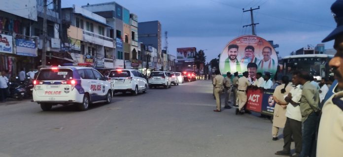 Massive security arrangements for CM's meeting