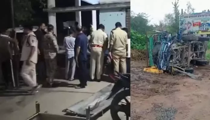 ట్రక్కును ఢీకొట్టిన పికప్ వాహనం..8 మంది కూలీలు మృతి