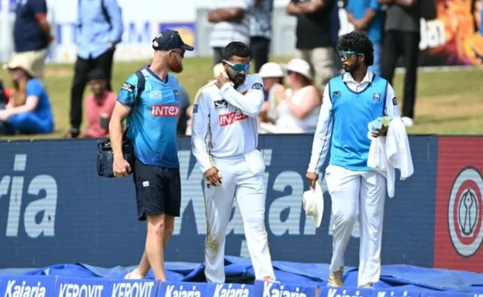 శ్రీలంక ఆటగాడు చందిమల్కు గాయం..
