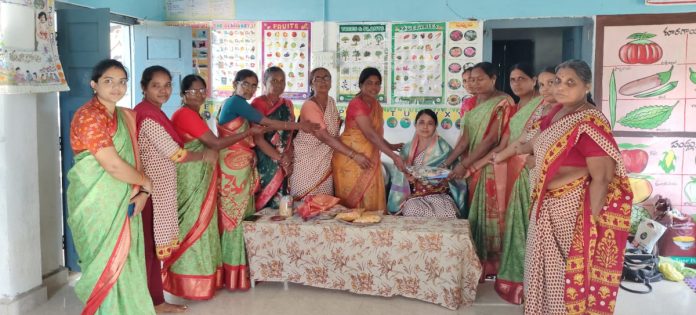Anganwadi teacher Annapurna transferred.