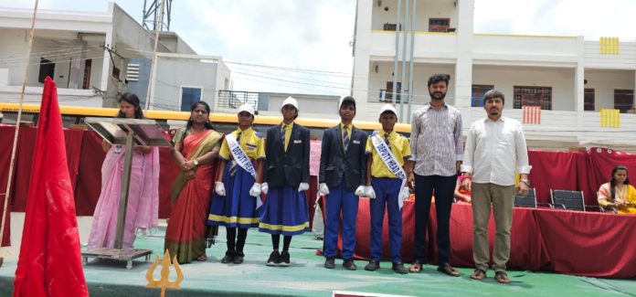 క్షత్రియ స్కూల్ లో ఇన్వెస్టిచర్ వేడుక