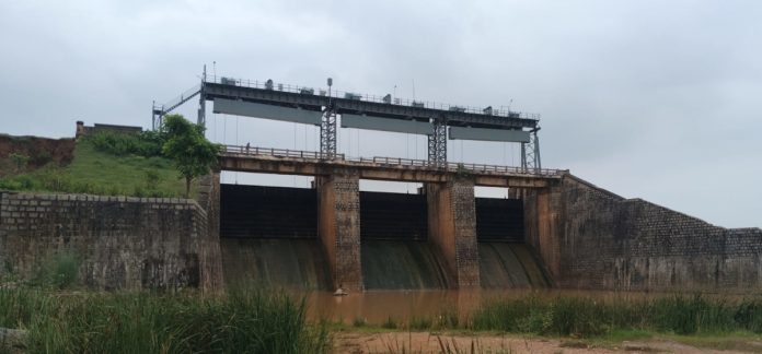 The dilapidated Peddavagu project...