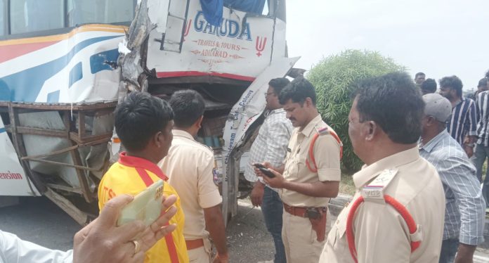 Horrific road accident... two women dead.