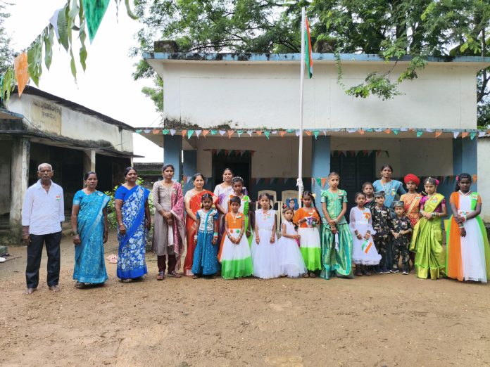పాఠశాలలో 80వ స్వాతంత్ర్య దినోత్సవ వేడుకలు