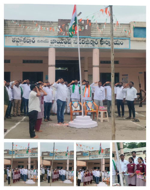 మల్హర్ లో ఘనంగా 80వ స్వాతంత్ర్య దినోత్సవ వేడుకలు