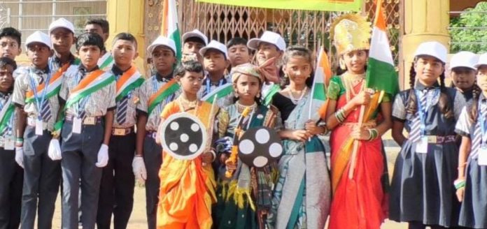 సన్ షైన్ స్కూల్ లో 80వ స్వాతంత్ర్య దినోత్సవ వేడుకలు
