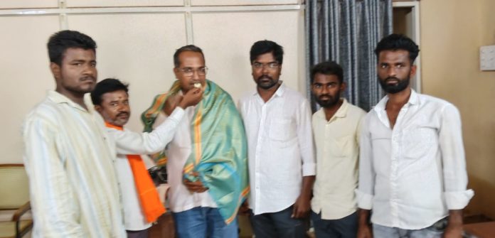 New polling booth set up in Salabatpur.
