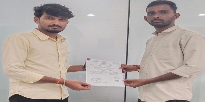 Letter of Credit (LoC) handed over to a family facing health issues.