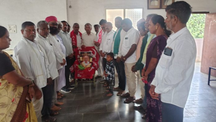 మల్లారెడ్డి మరణం రైతాంగ ఉద్యమాలకు తీరని లోటు