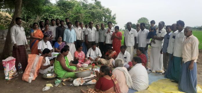 సీతారాంపురంలో ముత్యాలమ్మ గుడికి భూమిపూజ
