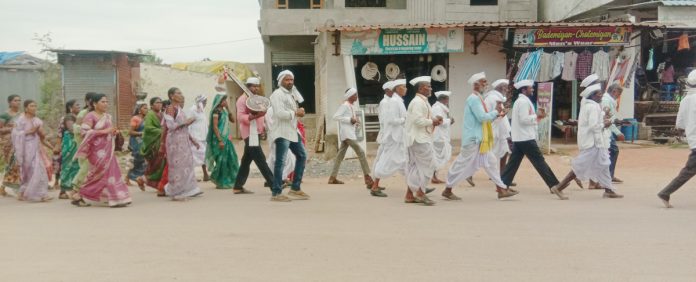 సలాబత్పూర్ ఆంజనేయస్వామి ఆలయానికి భక్తుల పాదయాత్ర