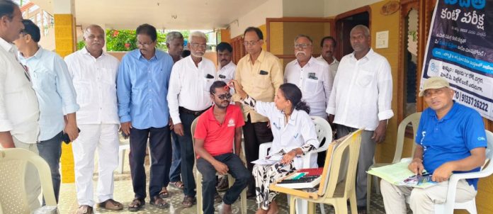 గౌరిగూడెంలో ఉచిత నేత్ర వైద్య శిబిరం