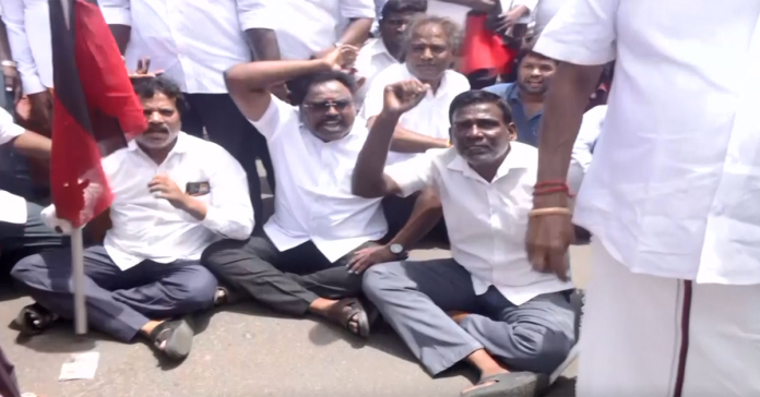 తమిళనాడులో డీఎంకే నేతల అరెస్ట్