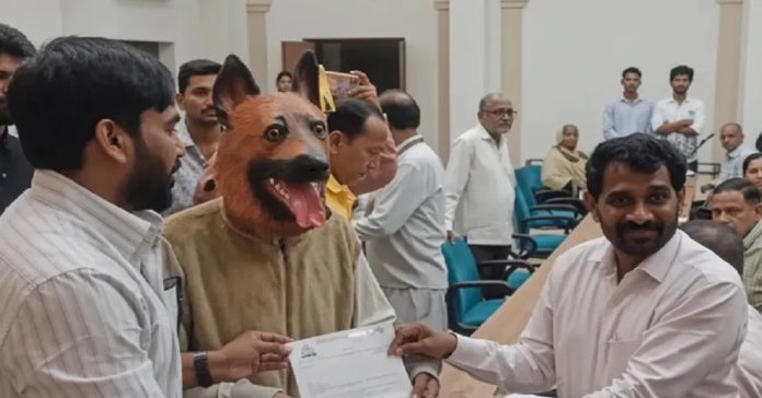 డాగ్ స్టెరిలైజేషన్ లో అవినీతి..వినూత్నలో రీతిలో ఫిర్యాదు