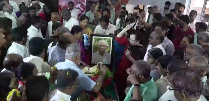 సీపీఐ(ఎం) రాష్ట్ర కార్యాలయానికి సారంపల్లి మల్లారెడ్డి భౌతికకాయం.. (లైవ్)