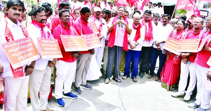 సాగు, తాగునీటి ప్రాజెక్టులపై ప్రభుత్వ నిర్లక్ష్యం