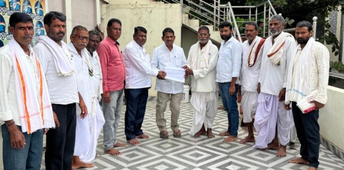 జగదాంబ ఆలయ నిర్మాణానికి నిధులు మంజూరు